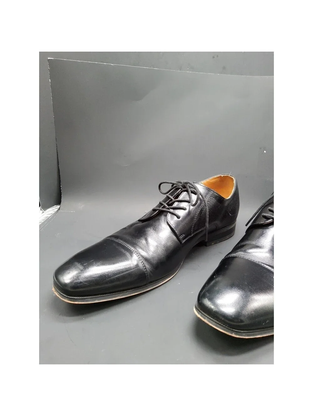 Florsheim Shoes Calipa Cap Toe Oxfords Men's Sz 11.5 Medium (D) Black